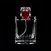 100ml Perfume Spray Bottle Rectangle Atomizer Refillable Travel Gift - Red, 3XL