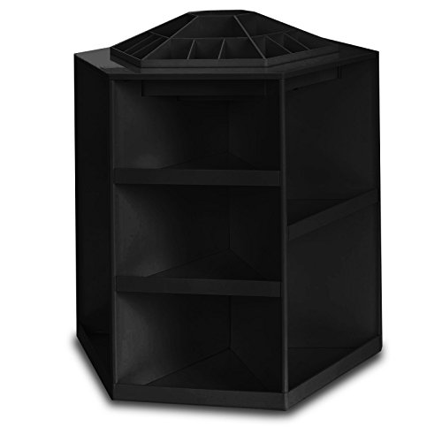 Homdox 360 Grad Drehbare Multifunktionale Kosmetik Ständer Aufbewahrungbox Make up Organizer Kosmetikregal - 2