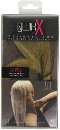 Qwik X 100 Percent Indian Remi Human Hair Tape Hair Extensions Colour 24/ 25 Sunlight Blonde/ Light Blonde 41cm