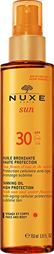 Nuxe Sun Tanning Oil For Face and Body SPF 30 150ml