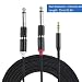 Produktbild RiToEasysports 3,5mm stecker auf 2RCA 6,35mm Y Spliter Adapter Audiokabel Für Telefon Tablet MP3 Player Heimkino