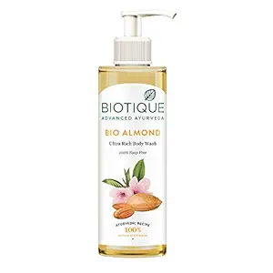 Biotique Almond Oil Ultra Rich Body Wash, Botanical Extracts, 200 ml