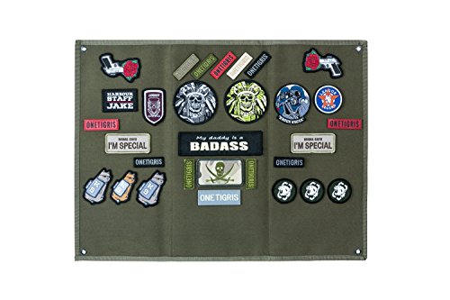 Preisvergleich Produktbild OneTigris Taktische Militär Patch Holder Platte Klett-Teller (Ranger Grün)