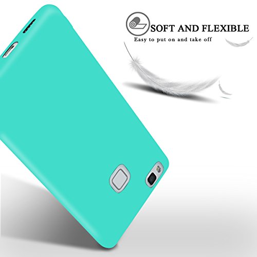 Funda Huawei P9 Lite  SpiritSun Soft Carcasa Funda Dise  o Mate Opaco Ultrafina TPU Bumper para Huawei P9 Lite  5 2 pulgadas  Suave Silicona Piel Carcasa Ultra Delgado y Ligero Goma Flexible Anti-ara  azos Anti Golpes Parachoques Protectora Carcasa - Azul