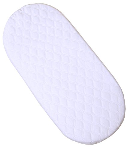BabyPrem Bassinet Moses Basket Mattress 67 x 30cm Standard or Quilted QLT