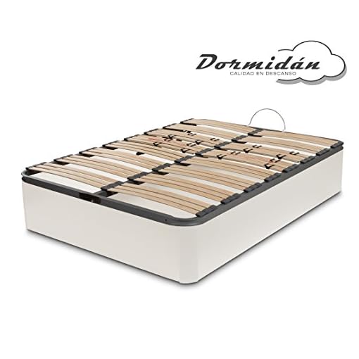 DORMIDAN Canapé abatible Gran Capacidad Esquinas Redondeada en Madera Maciza, Tapa somier DORMIDAN Canapé abatible Gran Capacidad Esquinas Redondeada en Madera Maciza, Tapa somier