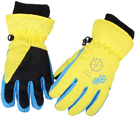 Azarxis Kids Children Ski Gloves Winter Snow Gloves Waterproof Winter Warm Gloves for Snowboarding, Sledding