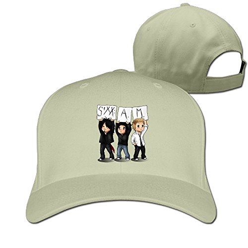 Baseball Caps Unisex Sixx:A.M. Adjustable Snapback 100% Cotton Pink One Size