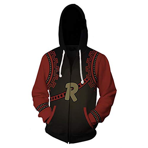 I TRUE ME Boku No Hero Academia con Capucha Impreso 3D shoto Todoroki/Izuku Midoriya Sudaderas de Cosplay del Traje Unisex Chaqueta Entrenamiento,6,M