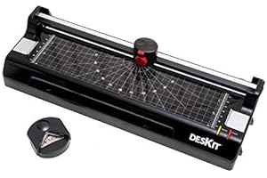 Deskit 3 in 1 Thermal A4 Laminator Machine, Trimmer and Corner Rounder Tool – Professional Finish for Home or Office