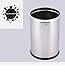 King International Stainless Steel Plain Open Dustbin, Open Garbage Bin 11 litres(Lifetime Warranty*MADE IN INDIA) RS.641.00