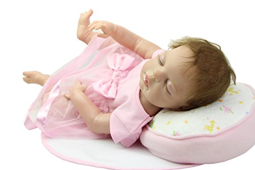 Hair Rooted Realistic Reborn Doll Full Body Siliocne Vinyl 22