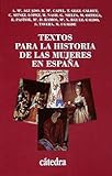 Image de Textos para la historia de las mujeres en España (Historia. Serie Menor)