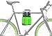 Produktbild Bierhalter fürs Fahrrad, Bier-Halterung inkl. Kühlung für Fahrrad-Ausflug im Sommer, Getränkehalter für gekühltes Sixpack bei Bier-Picknick, Halter für sechs Flaschen Bier bei Fahrradtour GRÜN
