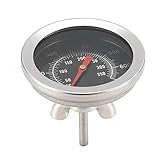 Genaue, einfach zu bedienen ZengBuks Grillzubehör Grill Fleisch Thermometer Zifferblatt Temperaturanzeige Gage Kochen Lebensmittel Sonde Haushalt Küchengeräte Edelstahl - Silber