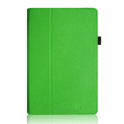 [Eckenschutz] Fintie Microsoft Surface Pro / Pro 2 Hülle Case – Hochwertige Kunstleder Slim Fit Stand Cover Tasche Schutzhülle Etui mit Stylus-Halterung für Microsoft Surface Pro / Pro 2 10.6″ Zoll Tablet, Grün - 3