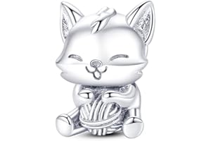 TINSLO Charme Perles en argent sterling 925 pour bracelet et collier Pandora Compatible avec bracelets européens pour femmes et filles B4