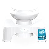 Toilettenhilfe Squatty Potty Ecco in Weiß, 19cm