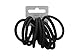 Set of 10 Black Thick Snag Free Endless Hair Elastics Bobbles Hair Bands