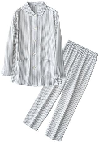 Bathrobes Men's And Women's Pajamas Stripe Double Yarn Home Service Suits Nightclothes Long-sleeved Sexy Home Warm Winter And Spring Nightshirt Couples Models Adults Shawl Bath Robe ( Color : White/female )