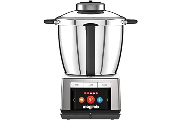 MAGIMIX Robot de cuisine multifonction connecté Cook Expert XL 4.8L- Blender, Hachoir, Boulangerie, Cuisson - Connexion Bluetooth - Connect platine