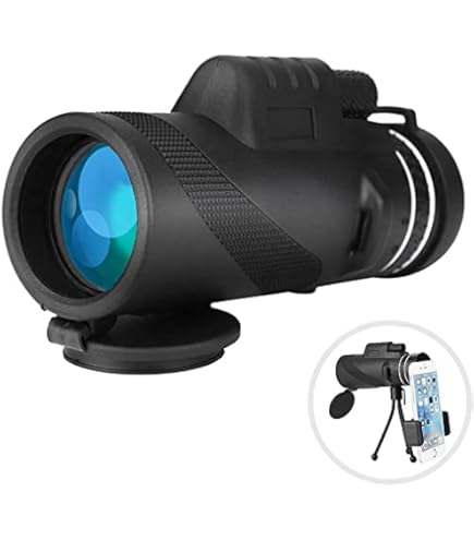Test du télescope monoculaire 12 x 42 avec adaptateur smartphone et trépied