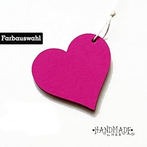 25 Geschenkanhänger Papieranhänger Tags Etiketten Herz