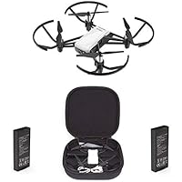 IZI DJI Tello Combo Camera Drone 5 MP-1 Extra Battery, 1 Tello Drone and 1 Carry Case