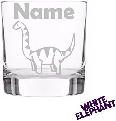 Etched Dinosaur Whiskey/Highball/Pint Glass