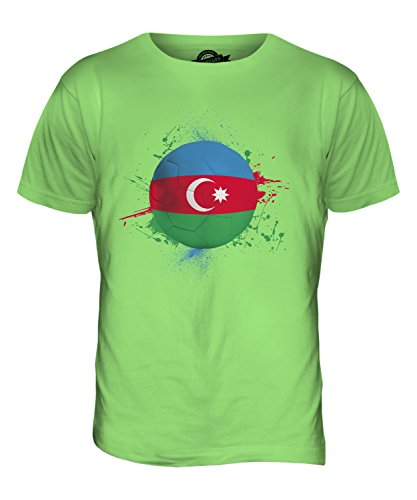 CandyMix Aserbaidschan Fußball Herren T Shirt Limettengrün