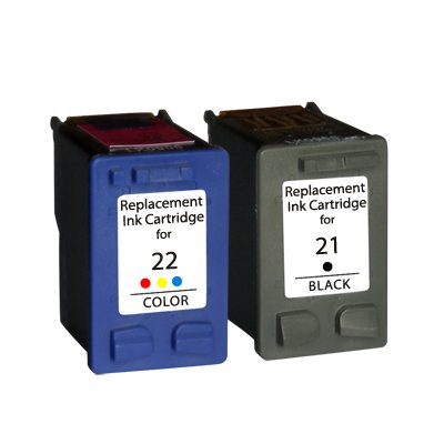 Prestige Cartridge HP 21XL / HP 22XL - Pack de 2 cartuchos de tinta para HP DeskJet Serie - color y negro