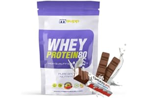 MM SUPPLEMENTS - Whey Protein80-500 g - Choco Milk - Suplemento Deportivo Puro de Calidad - Proteína Whey - Con Lacprodan de Arla y Suero de Leche - Ayuda a Aumentar la Masa Muscular