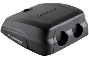 Scanstrut DS-HD10-BLK Doppelte horizontale Kabeldichtung, Schwarz