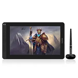 HUION Kamvas 13 Pen Display Graphic Drawing Tablet Tilt Function Battery-Free Stylus 8192 Pen Pressure 13.3inch 120% sRGB (Black)