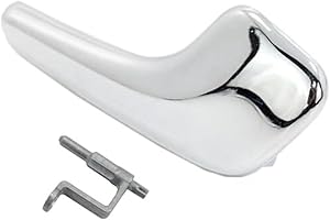 FLOWERINGBETER Maniglia interna di ricambio per Opel per Corsa D (2006 2014) cromata, adatta per lato destro OEM 13297814