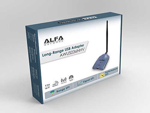 Alfa AWUS036NHV 802.11b / g / n Langfris Rang USB Adapter - 4