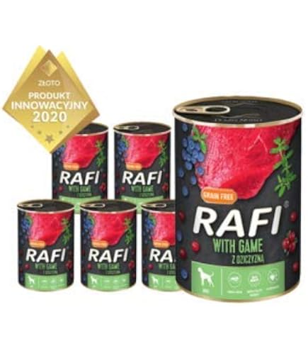 12x800g Rafi mit Rindfleisch Dosen Nassfutter Hundefutter NEU : Amazon.de:  Haustier