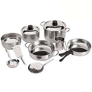 Hummelladen 12 teilig Edelstahl Kochset für 4 Personen