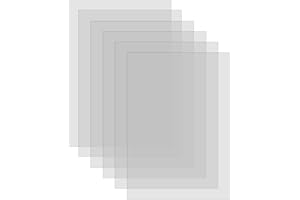 HzdaDeve 6 pellicole FEP per film Elegoo Mars 4/Mars 5/Mars 5 Ultra FEP Release Liner 206 x 146 x 0,15 mm Resina FEP Resina Set di pellicole IVA per stampante in resina 3D accessori di ricambio