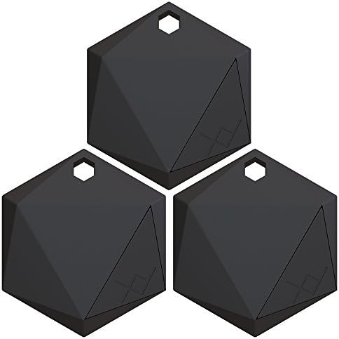 XY3 Third Generation Bluetooth Item Finder for iOS and Android - Midnight 3-Pack