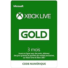 Abonnement Xbox Live Gold 3 mois [Code Digital - Xbox Live]