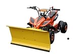 Kinderquad Orange mit Schneeschieber / Max. 55 km/h / 3,5 PS...