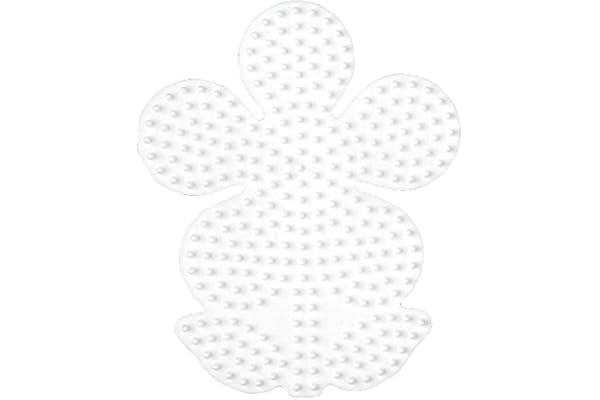 Hama - 299 - Loisir Créatif - Midi Plaque - Grande Fleur, Blanc