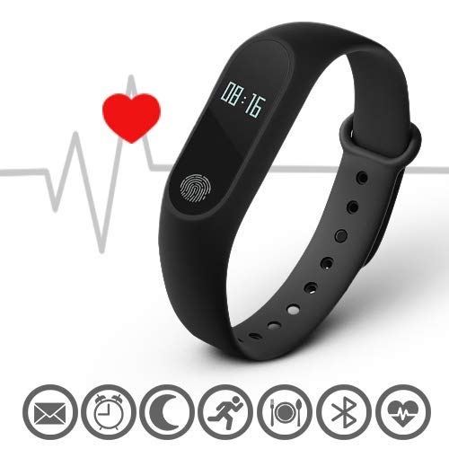 bingo m2 waterproof heart monitoring fitness smart band
