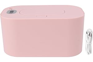 JWTHEE Baby Wipe Warmer, Wipe Warmer and Baby Wet Wipes Dispenser Large Capacity Wipes Dispenser Diaper Wipe Warmer for Home, Temperature Display (Roseate)