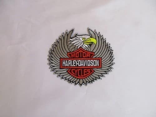 Item is next day delivery. Harley Davidson Iron on Patch 11 cm when you're Sew On Shipping to France and England 4-6 days