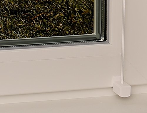 Plissee 70 x 130 cm Creme Crushed-Optik Fertigplissee verspannt ohne Bohren - 6