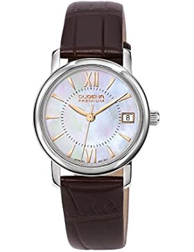 Dugena Damen-Armbanduhr RONDO PETIT Analog Quarz Leder 7000155
