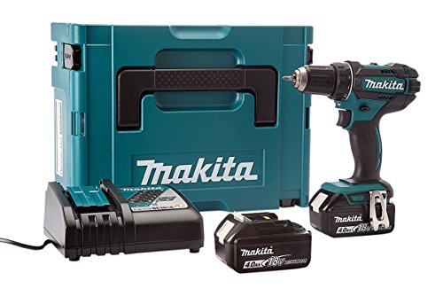 spécifications Makita DDF482RMJ Perceuse visseuse en coffret Makpac avec 2 batteries 18 V 4 Ah