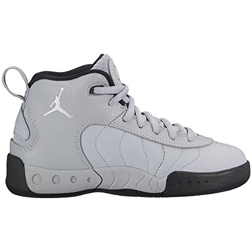 Jordan Nike Kids Jumpman Pro BP Wolf/Grey/White/Black/White Basketball Shoe 2.5 Kids US